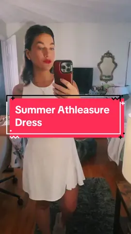 The best athleasure summer dress #OOTD #tennisdres #summerdress #sportsdress #athleasure 