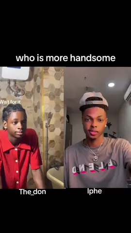Who is more handsome #iphe #thedon #trending #fyp 