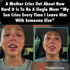 Mom cries out to social media about how hard it is being a #singlemom ! Yall agree