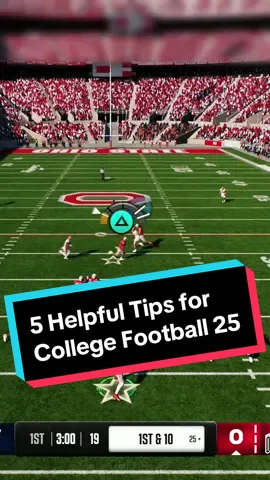 5 Tips to Improve on College Football 25! #collegefootball25 #ncaa25 #cfb25 #eacollegefootball25 #ncaafootball14 