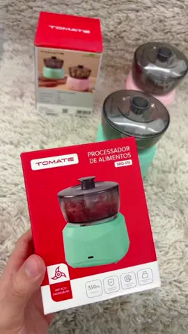 Mini processador de alimentos 350ML tomate SQR-015