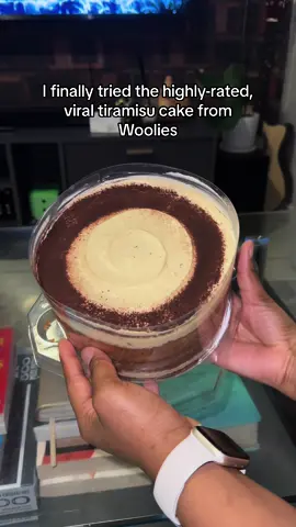 Finally tried the viral, highly rated tiramisu cake from Woolies 