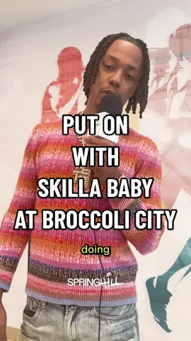 We caught up with @Skilla Baby before his @Broccoli City set for rapid-fire segment of 'Put On.' #BCFest24 🥦 #skillababy #anitabaker #broccolicityfestival 