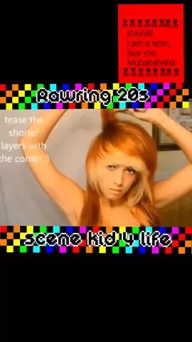 fear me muhahaha #emo #scenekings #scenegirls #myspacedays #myspace #scenehairtutorial #scenekid #2009 #2000sthrowback #johnnieguilbert #emoscene #fyp 