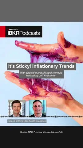 Is sticky #inflation slowing down #economic recovery? Hear the insights at the link in bio 🎧 #fintok #financepodcast #IBKR