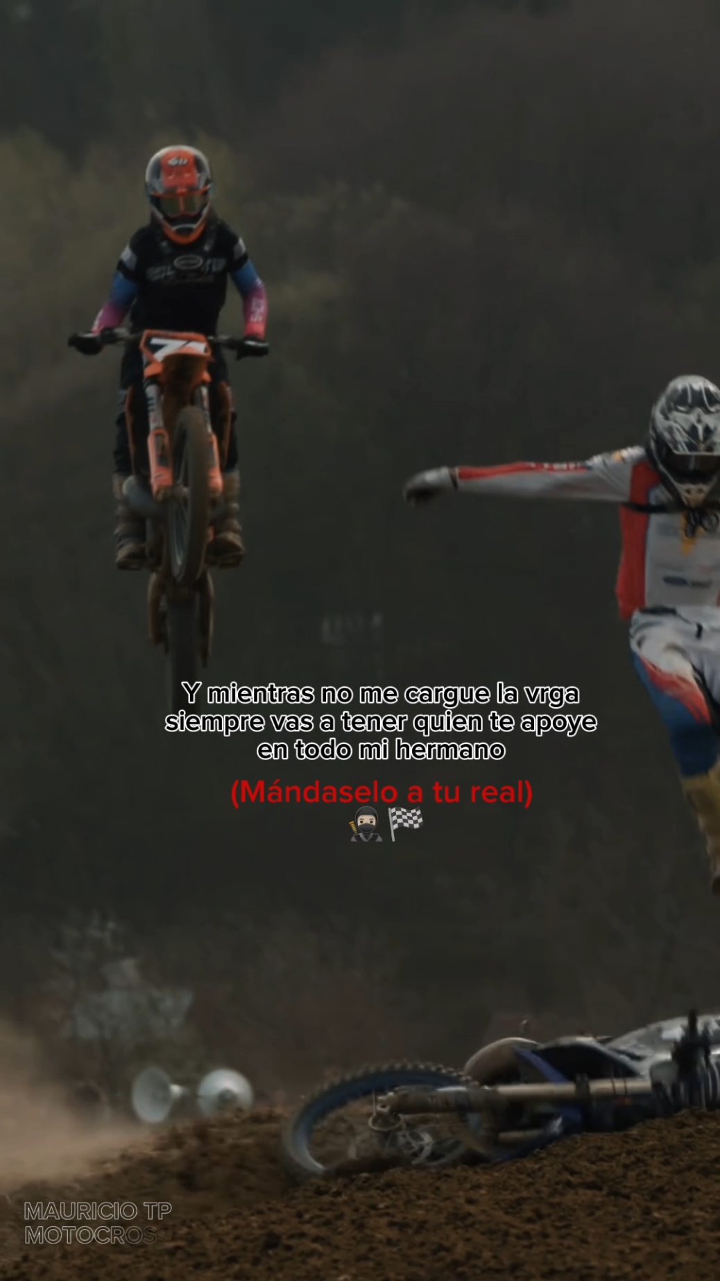 Siempre brow #🥷❤️‍🔥 #etiqueta #motocross #mentepositiva #viral #brother 