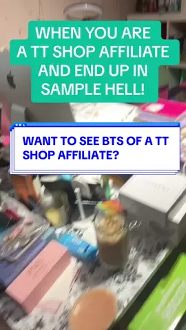 Anyone else put themselves in sample hell? No…just me?!? #ttshopaffiliate 
