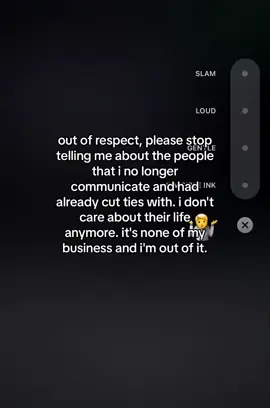 :) a simple respect will do.