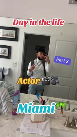 Best job in the world 🎬 #fyp #foryou #acting #actor #miami #television #realitytv #foryoupage #explore #trending #tvshow #tiktok @Connerj 