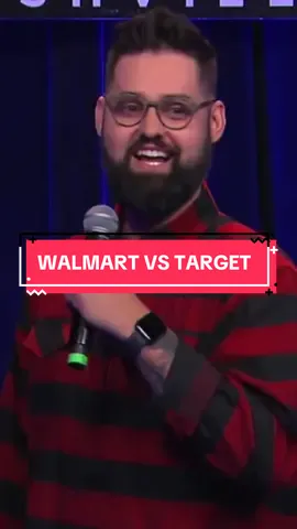 Walmart vs Target.   ONE NIGHT ONLY! @AJ Wilkerson takes the Pittsburgh Improv stage on August 8!   #jokes #comedy #standup #improvcomedyclubs #comedyclub #fyp #ajwilkerson #walmart #target #pittsburgh