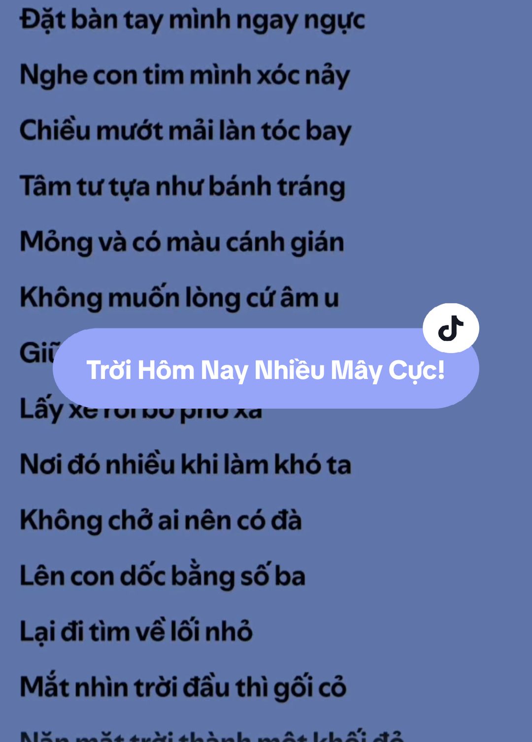 Phần 70 | Troi hom nay nhieu may cuc #lofi #chill #lyrics #music #spotify 