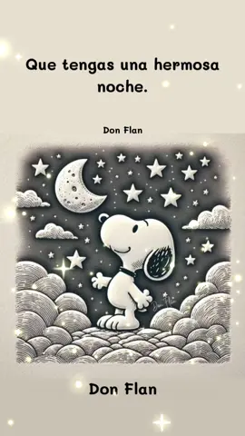 Buenas noches ✨🌙 #paratii #snoopy #donflan #buenasnoches #dulcessueños #fyp #viral 