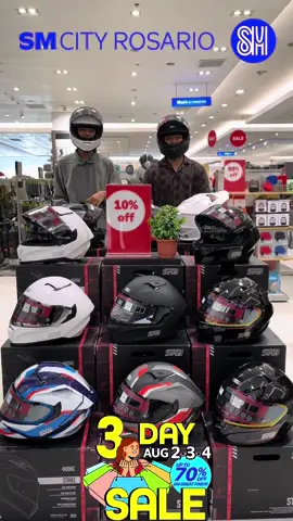 Score BIG SAVINGS at the SM City Rosario #3DaySale! 💥 Enjoy up to 70% OFF on your favorite items.
