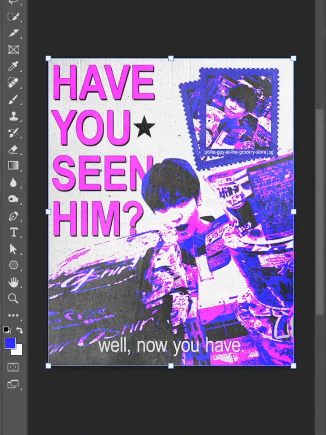 quick 30 mins poster #graphicdesign #designprocess #photoshop #soobin #kpop