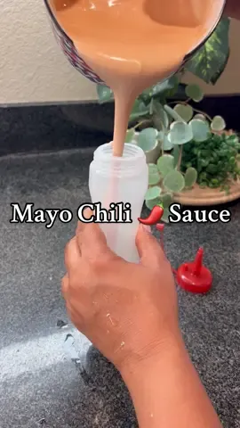Mayo Chili Sauce This mayo chili sauce is a game-changer! It's incredibly versatile, perfect for sandwiches, burgers, rice, pasta, and so much more. Elevate your dishes to a whole new level with this delicious, must-try recipe! Ingredients: 1/2 cup mayonnaise 1/4 cup ketchup  1 TBSP vinegar 1-2 TBSP hot sauce 1/4 cup whipping cream #spicymayo #mayo #sauce #sushisauce #spicymayosauce #howtomakespicymayo #chili #chillimayo #srirachamayosauce #spicymayosauceforsushi #spicymayorecipe #chilisauce #dippingsauce #sushisaucemayo #sweetchilisauce #homemadechilisauce #chilisaucerecipe #sweetchillisauce #mayorecipe #thaisweetchilisauce #homemadesweetchilisauce #howtomakesweetchilisauce #sweetchilisaucefood #sweetchilisaucerecipe #saucerecipe