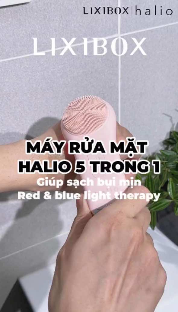 Máy rửa mặt Halio 5 trong 1 - Sự kết hợp hoàn hảo giúp làm sạch làn da và công nghệ ánh sáng đỏ hiệu quả🫶🏻 TRẢI NGHIỆM NGAY! #lixibox #fyp #xh #2024 