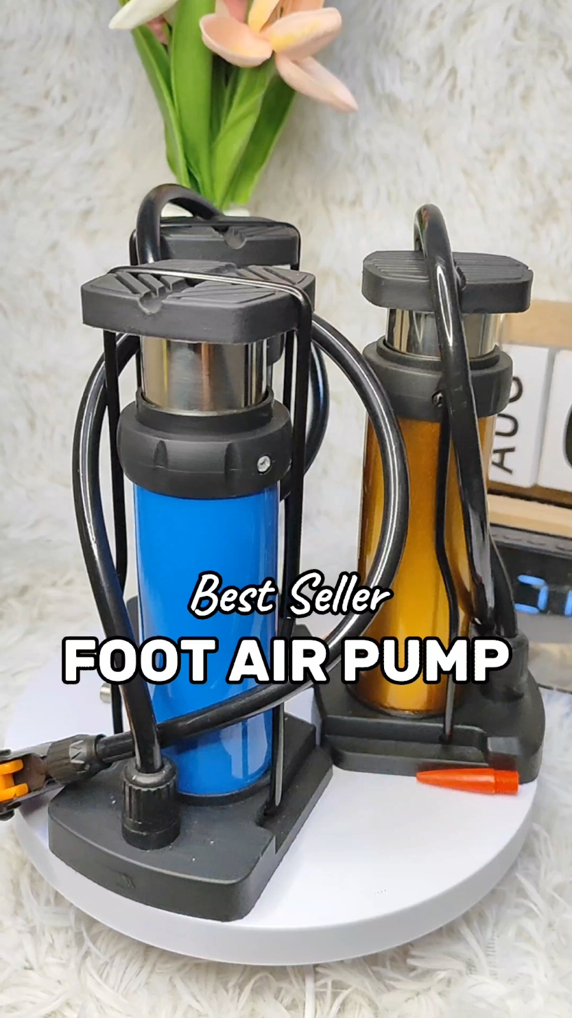Mura pero high quality na foot air pump🤩 #foottirepump #footairpump #pump #tireinflator #budgetfriendly #motor #bicycle 