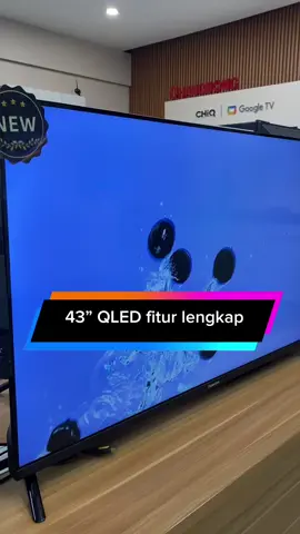 Tv Qled Changhong😍                          #tvchanghong #tvmurah #tvkeren #qledtv #qledchanghong #googletv #43inchqled 
