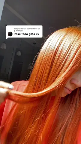 Respondendo a @gi.arantes ficou assim 👩🏻‍🦰, LARANJINHA 🫰🏻 #beauty #color #beautycolor9644 #ruiva #foryou 