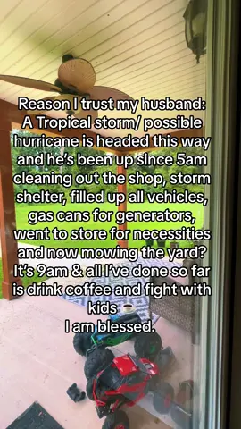 Hes always 5 steps ahead of me. And I appreciate it more than he knows ❤️ #tropicalstorm#tropicalstormdebby#fl#blessed#husbandsoftiktok 