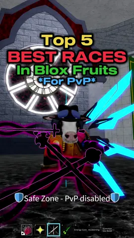 Top 5 BEST Races In Blox Fruits || #bloxfruits #bloxfruitsroblox #roblox #bloxfruitspvp #bloxfruitcombo #peakkytherubbermain #bloxfruitpvp #bloxfruitscombo 