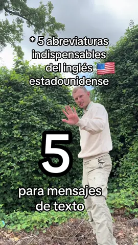 SEIS de verdad 😂 abreviaturas indispensables del inglés estadounidense para mensajes de texto #ingles #english #text 