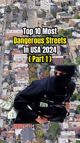 Top 10 Most Dangerous Streets In USA 2024 - Part 1 #usa#america#dangerous#streets#trendingtiktok#viralvideo#fyp 