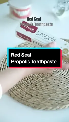 Red seal Propolis Toothpaste #tiktokmalaysia #racuntiktok #tiktokshop #toothpaste #fyp #teethcare eethcare 
