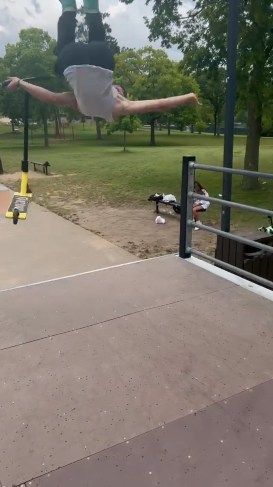 so my lil bros hurt a lil bit 🔥  @The Vault Pro Scooters @Aztek Scooters @Tilt Scooters @North Scooters @OHLAYBRAND @The Scooter Farm @Lucky Scooters @FailArmy #hallofmeat #slam #bail #railfall #balls #fail #tailwhip #scooter #northscooters #aztekscooters #undialed #ohlaybrand #tiltlife #thevaultproscooters #failarmy #wisconsin #fypage #fypシ゚viral #fyppppppppppppppppppppppp 