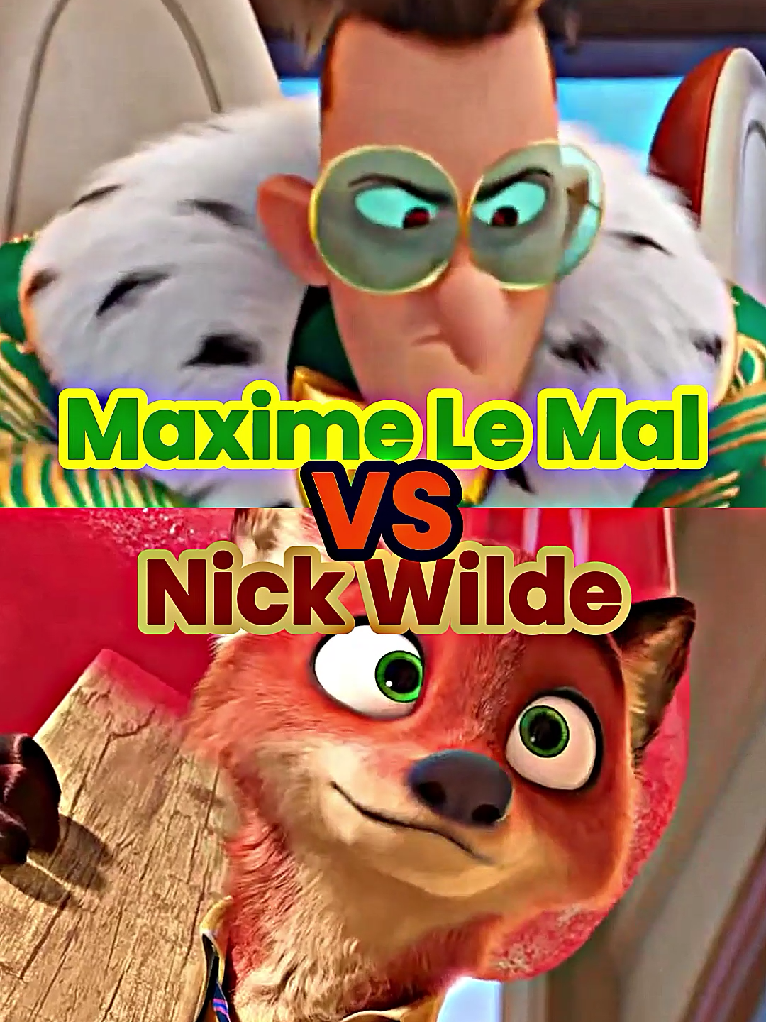 Maxime Le Mal vs Nick Wilde