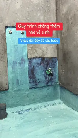 Nhà bạn làm chống thấm khu vệ sinh thế nào? #techdry #chongthamnhavesinh #kinhnghiemchongtham 