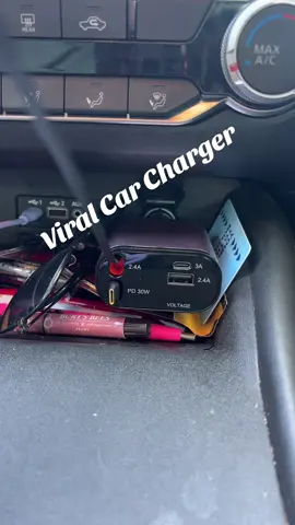 The viral car charger is a NEED🔌 #carcharger #viral #carhack #tiktokfind #tiktokmademebuyit #trending #fyp #car #truck #suv #charger #viralproduct 