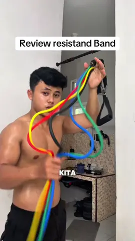 Ini karet workout serbaguna yang cocok kita pake untuk latihan di rumah #ardikatamps 