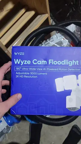 I got the #wyzefloodlightpro HOWEVER, I haven't had time to put it up, ONCE I DO I'll be making a video, so be sure to follow along for this next video! #wyze #wyzefloodlight #wyzecamfloodlight 