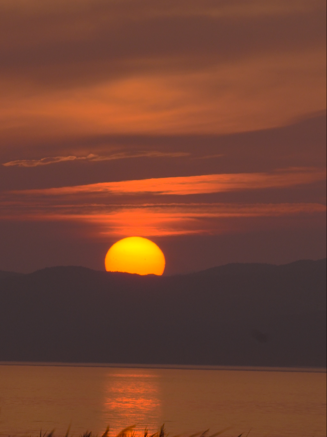 2-Minute Full Sunset dive beneath the Mountains over the St. Lawrence River 🌅   47°22.639'N 70°3.239'W #SunsetDive #RealTime #SunsetLovers #NatureLovers #StLawrenceRiver #MountainViews #SunsetMagic #ScenicViews #NaturePhotography #peacefulmoments #fleuvestlaurent #Quebec #LaPocatière #SonyAlpha