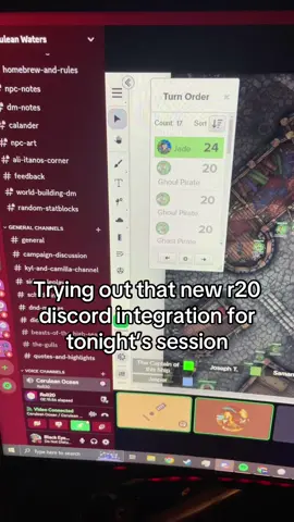 Dnd night! #dndtiktok #dnd5e #dnd #dunegonsanddragons #dndplayer #dungeonmaster #dm #roll20 #roll20app #discord 