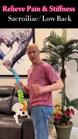 Relieve Pain & Stiffness…Sacroiliac/ Lower Back!  Dr. Mandell 