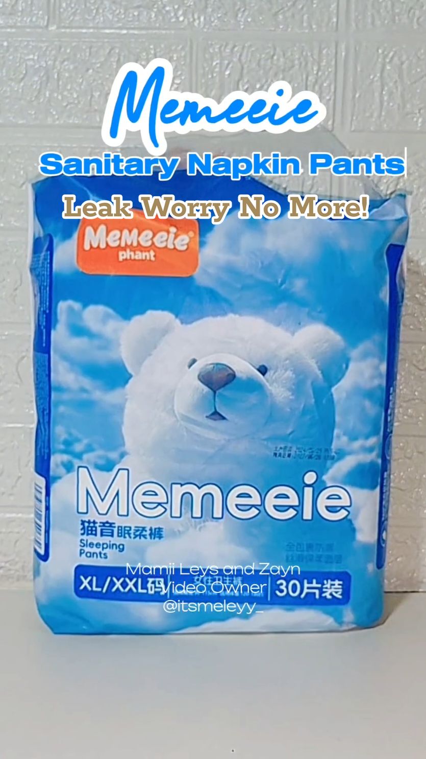 Memeeie Sanitary Napkin Pants 💚💙 #mamiileys #MemeeieSanitaryNapkinpants #napkin 