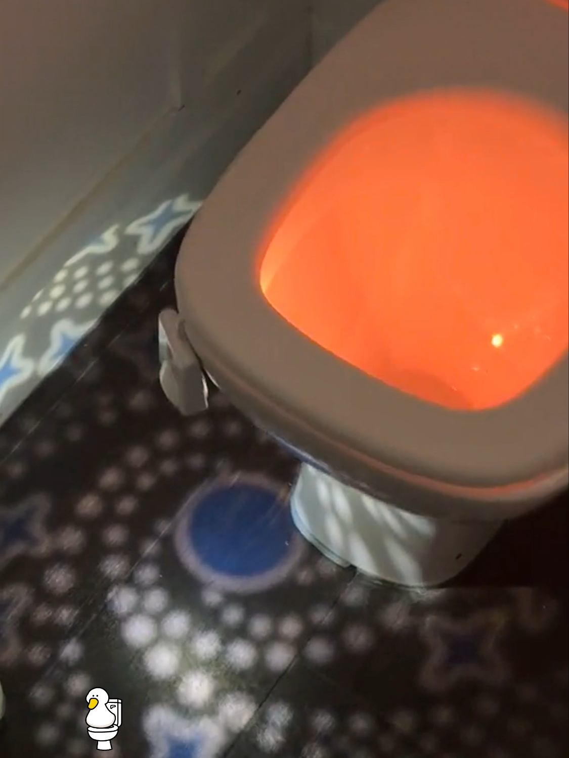 The toilet night light sensor detect motion in darkness. it turns on when motion is detected around your toilet bowl in dark,lighting your way in the bathroom.#led #TiktokmademebuyIt #Home #spotlight #fyp