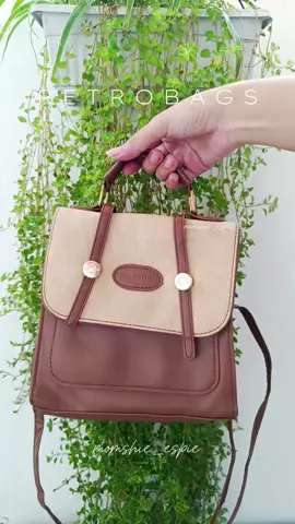 HT Retro commuting texture versatile simpleng backpack handbag ng kababaihanKorean kaswal na travel bag niche disenyo bag #bags #slingbag #twowaybags #bag #bagforwomen #smallbag #momshieespie #fyppp #momshie_espie 
