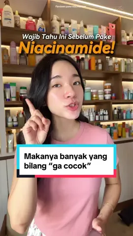 Makanya banyak yang bilang “ga cocok” sama niacinamide jangan2 karena salah pilih persentase #tipsdrzie #niacinamide 