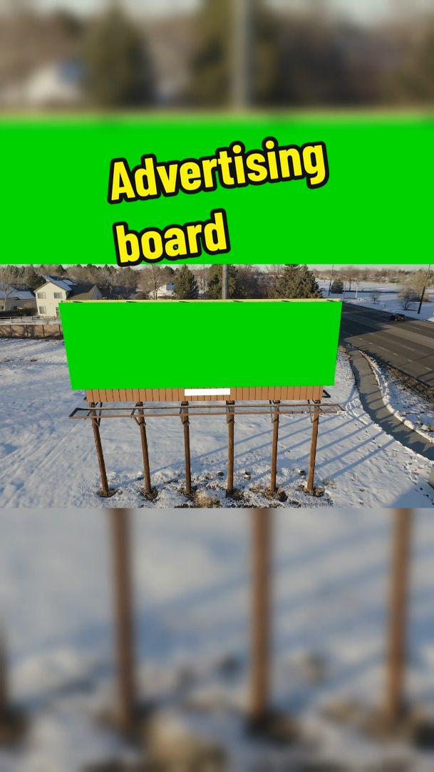 Advertising board #greenscreenvideo #greenscreen #foryou #pfy #advertising #advertisingboard 