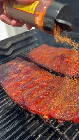 4 hour smoked, no wrap St Louis Ribs.  275° for 4 hours.  Once the internal temperature reached 205° to 210° in between the bone, they are done.  Rubbed and mopped woth the @T@Thyron Mathew’siller flavors found on his website.  #k#kendrickbbqt#traegergrillsb#bbqs#stlouiss#stlouisribsb#bbqribsT@Traeger Grills