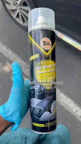 Multifunctional cleaning foam #carcleaning #car #foam #tiktok #cleaningfoam #multifunction #dirty #staincleaning