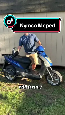 Will it run? $300 moped. #scooter #moped #willitrun #kymco 