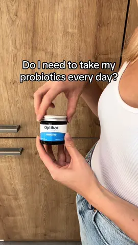 A. Yes! Most friendly bacteria strains exit your body after around 1 week if not topped up regularly ☀️ Follow for more quick and easy gut health tips   #Probiotics #Journey #DailyRoutine #AskTheExpert #FactCheck #GutHealth #Supplements #Optibac