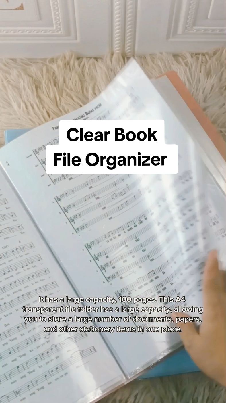 Ganda nitong Clear book na to, dami na mailalagay. 🙏🫶 100 sheets na with Blue, Pink, White & Black Transparent Colors🙌 #schoolsupplies #clearbook  #backtoschool #affordable #organizer #fyp #trending 