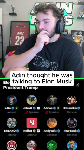 Adin thought he was talking to elon musk #adinross #elonmusk 