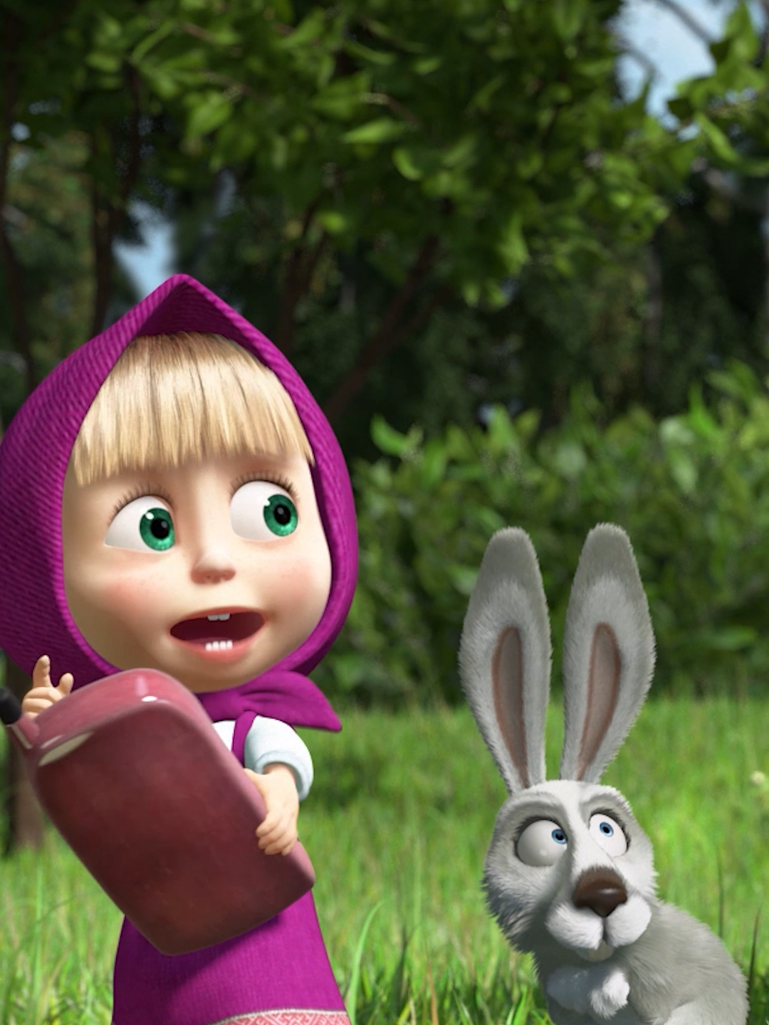 Masha encontra o Lobo   Siga para ver postagens oficiais 🤩   . . . . .  #mashaeourso #mashaeoursooficial #mashaeoursobrasil #mashaeourso🐻 #mashaeoursofesta #desenhoparacrianças #desenhoengraçado #desenhoinfantilanimados