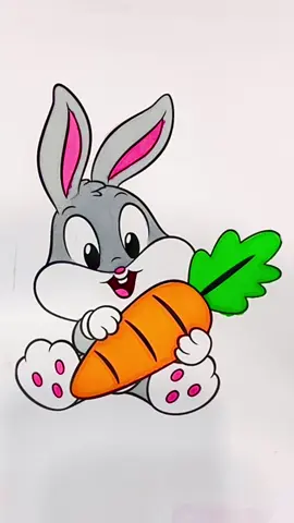 Coelhinho 🐰🥕🥕🐰🐰🥕🥕… #foryoupage #foryou #colorindo #asmr #satisfatorio #satisfying #coloring #cute #kawaii #coelho #pernalonga 